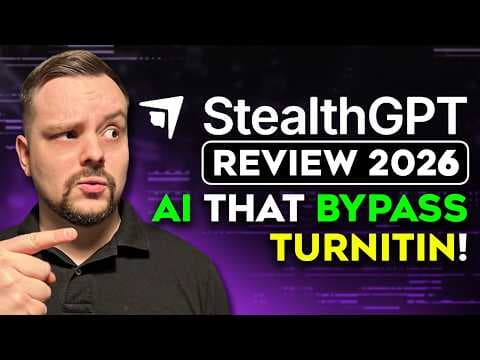 How to Bypass Turnitin’s Newest Update - 2026 | StealthGPT Review thumbnail