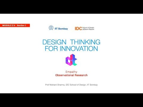 M02bS1: Empathy, Observational Research -  Module II b Section I thumbnail