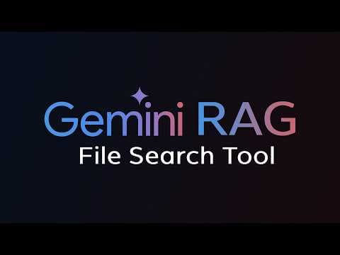 Gemini RAG - File Search Tool thumbnail
