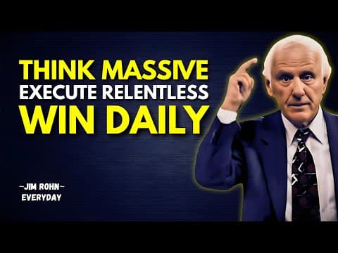 Think Bigger, Move Faster - Jim Rohn Motivation thumbnail
