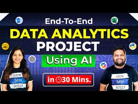 AI Driven DATA ANALYTICS Project in 30 Minutes 🔥 End-To-End Tutorial thumbnail
