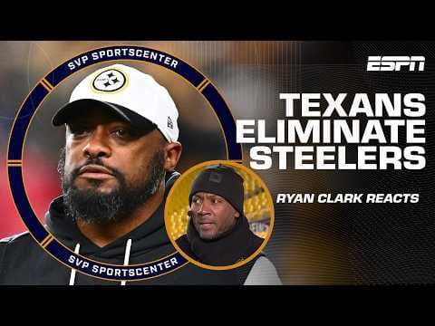 Texans vs. Steelers Reaction 👀 RC film breakdown, addresses Mike Tomlin’s future | SC with SVP thumbnail