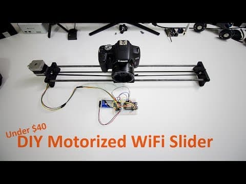 How to Build a DIY Motorized Wi-Fi Camera Slider thumbnail