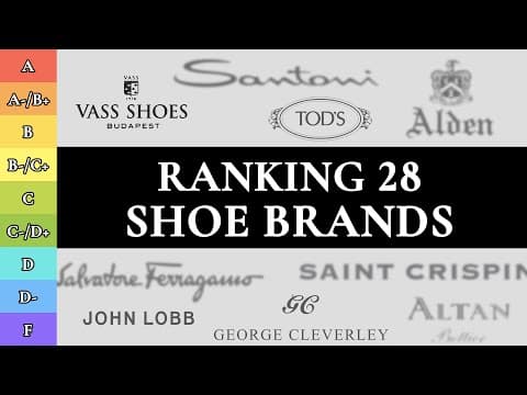 Ranking Men's RTW Shoes over $500 (28 BEST & WORST Brands!) thumbnail