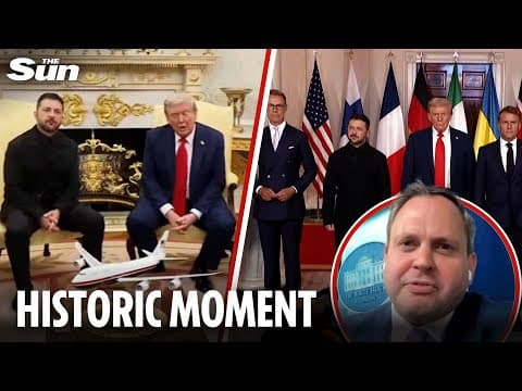 European leaders flanked Zelensky to stop Trump 'bullying' him - he didn't need them thumbnail