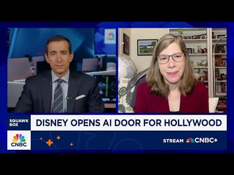Disney feels like they're making a market leader move with OpenAI: Variety's Cynthia Littleton thumbnail