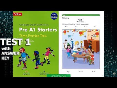 Starters COLLINS Three Practice Tests - Listening Test 1 | Lớp Học Thầy Mol thumbnail
