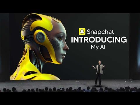 Snapchats  NEW 'MyAI' Takes the Industry By STORM! (NOW RELEASED!) thumbnail