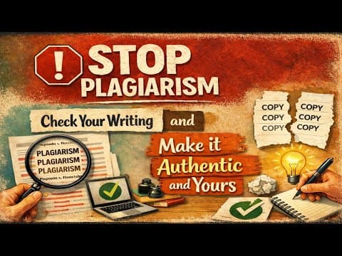 Stop Plagiarism: Check your Writing and Make it Authentic thumbnail
