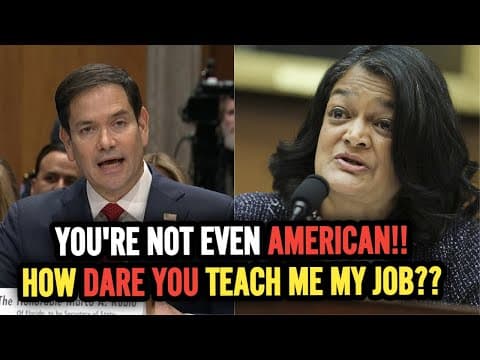 Democrats SITS In SILENCE As Trump's Sec. Of State Marco Rubio Totally DESTROY One of their OWN! thumbnail