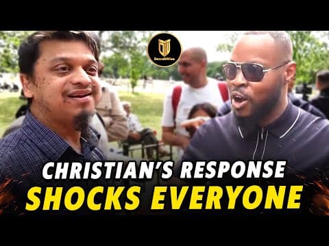 Christian's Crazy Claims Challenged By Muslim | Mansur | Speakers Corner thumbnail