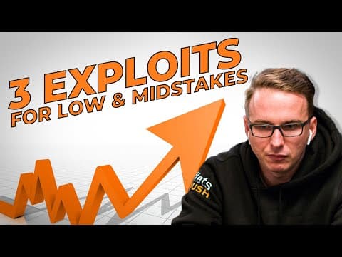 3 Tips To EXPLOIT Low & Midstakes | RYE Poker Tips thumbnail
