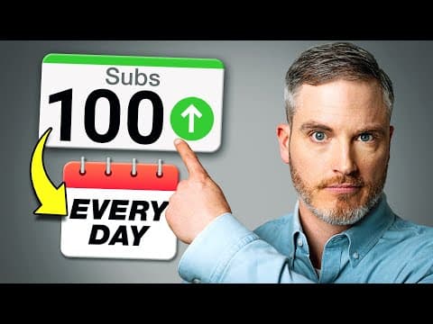 How to Get 100 Subscribers EVERY DAY on YouTube thumbnail