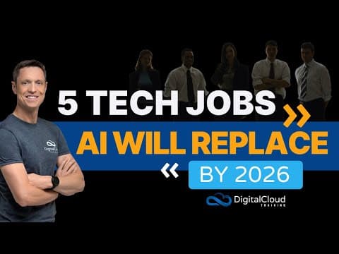5 Tech Jobs AI Will Replace by 2026 – And What You Should Do Instead thumbnail