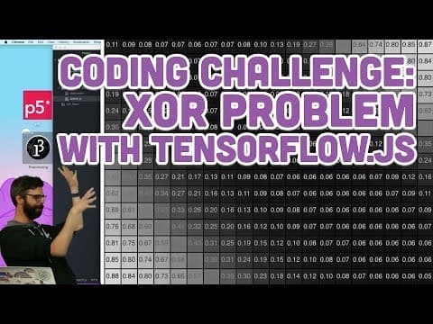 Coding Challenge #106: XOR Problem with TensorFlow.js thumbnail