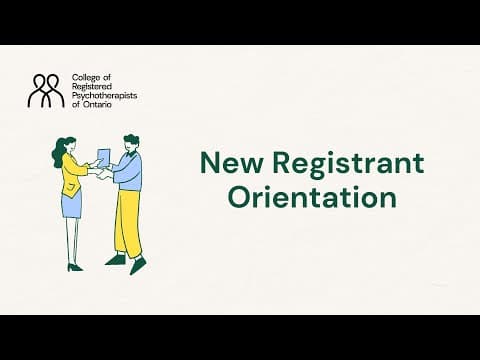 New Registrant Orientation thumbnail
