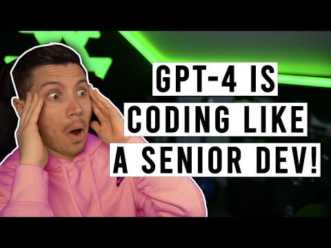 GPT-4 Makes Old ChatGPT Look Like a JOKE! thumbnail