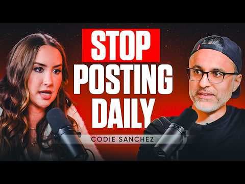 Codie Sanchez Reveals Her $10M Content Strategy (Live Masterclass) thumbnail