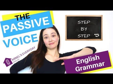 PASSIVE VOICE - English Grammar step-by-step thumbnail