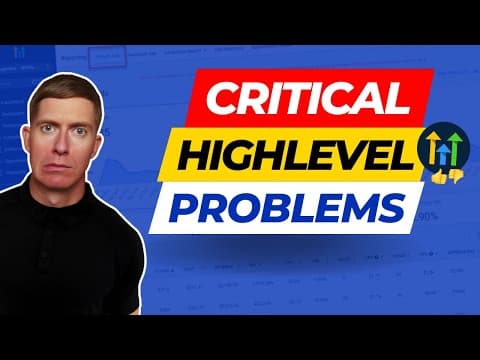 GoHighLevel Review: An Honest Look At The Pros & Cons 👍👎 (2025) thumbnail