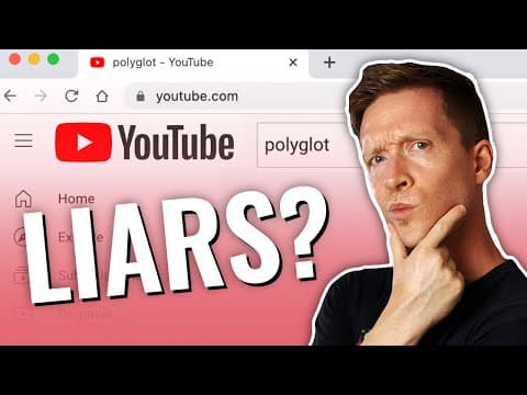 Are Most YouTube Polyglots Lying? thumbnail