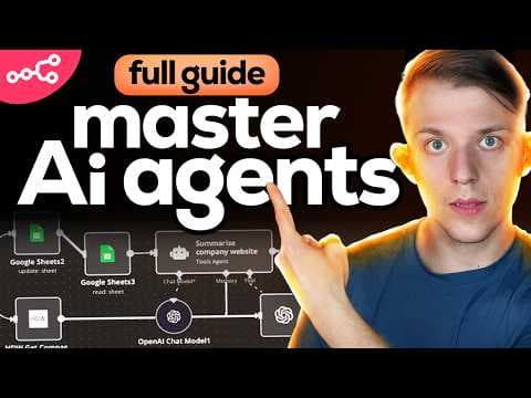 N8n Complete Guide: Building AI Agents That Make REAL $$ Money thumbnail