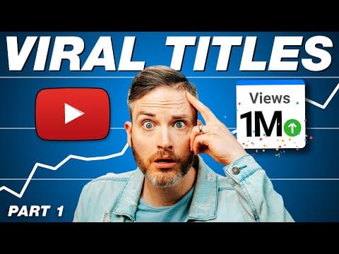 How to Write Better YouTube Titles & Get More Views! (PT. 1) thumbnail