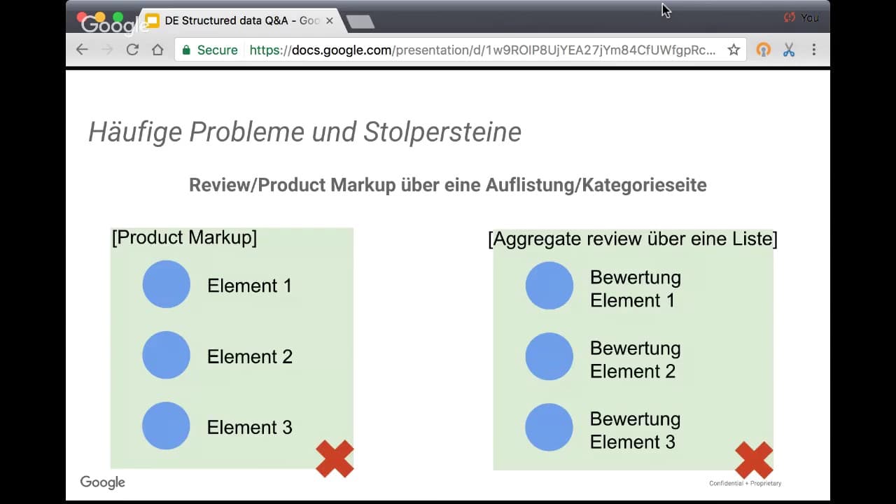 YouTube video player