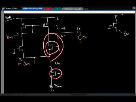 Lecture 3(3): The 5-transistor amplifier: Short-circuit transconductance & output resistance thumbnail