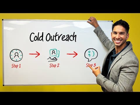 Alex Hormozi's $100M Cold Outreach Strategy Revealed thumbnail