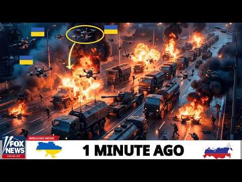 Ukrainian Drones Hit a Russian Artillery Convoy in Transit — Then This Happened... #ukraine thumbnail