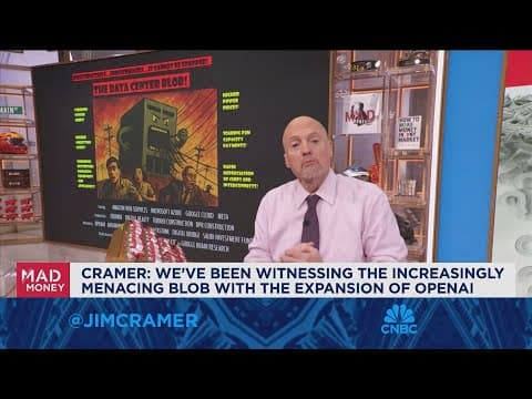 We've been witnessing the increasingly menacing blob, with the expansion of OpenAI, says Jim Cramer thumbnail