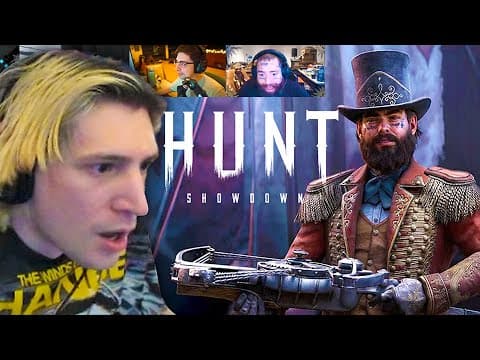 xQc Plays Hunt: Showdown 1896 w/ Post Malone & Shroud thumbnail
