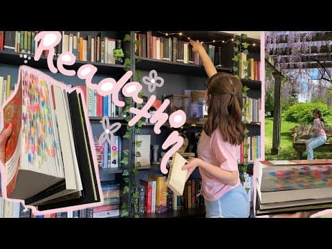 One big cozy day of reading and raining ☕️ readathon vlog thumbnail