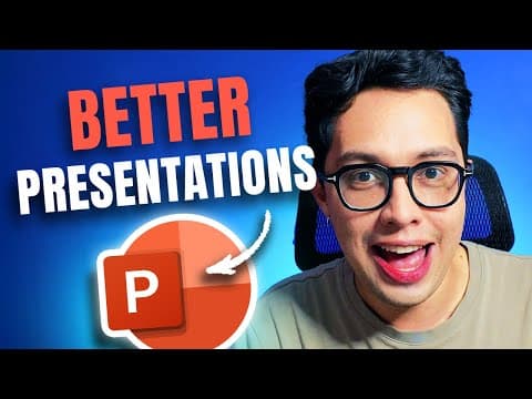 5 ways to make BETTER PowerPoint PRESENTATIONS in 2025 💯 thumbnail