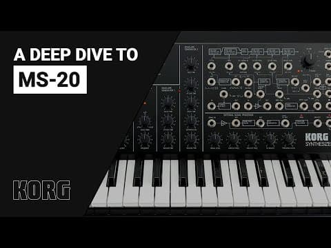 KORG MS-20, complete in depth guide tutorial. Including patch bay thumbnail