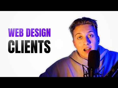 5 Ways To Get Web Design Clients FAST thumbnail