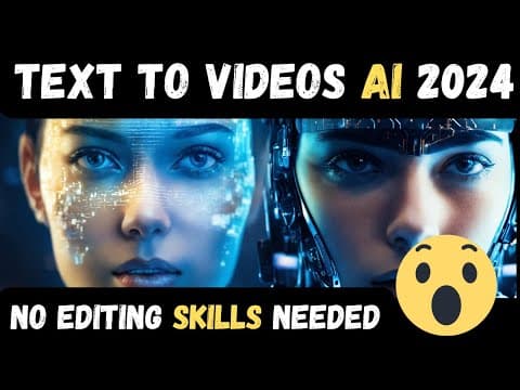 Convert Text to Videos with AI — No Editing Skills Needed. thumbnail