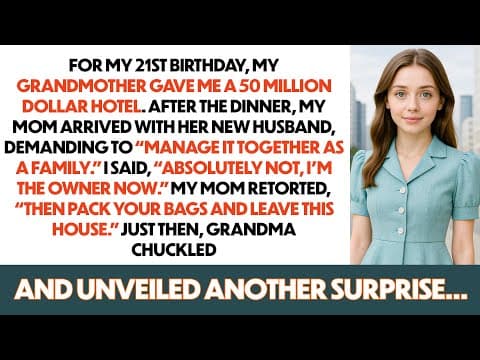 My Grandma Left Me Her $50M Hotel Empire, But Mom’s New Husband Took Control, Then Grandma Did This thumbnail