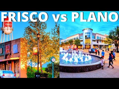 Frisco Texas vs Plano Texas | The Differences Between Frisco TX and Plano TX | Dallas Texas Suburbs thumbnail