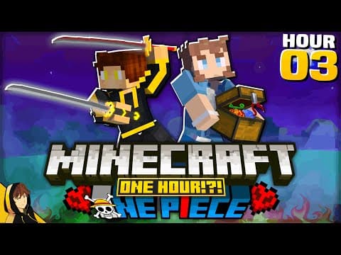 DEVIL FRUIT FOUND & SWORD SKILLS UNLOCKED!?! | Minecraft - [One Hour One Piece - #3] thumbnail
