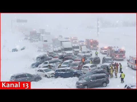 Record snowfall cripples life in Moscow, while Kamchatka peninsula battles powerful cyclone thumbnail