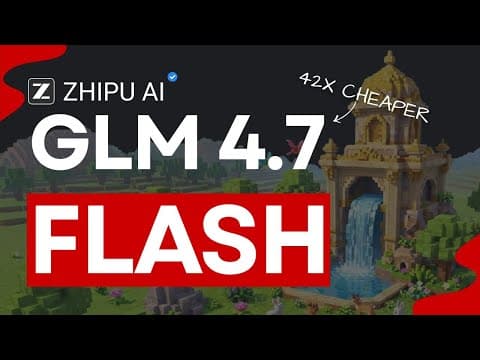 GLM-4.7-Flash: 42x Cheaper Than Claude, Actually Good at Coding! thumbnail