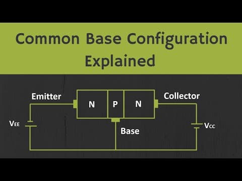 BJT : Common Base Configuration Explained thumbnail