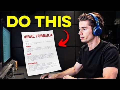 How I'd Script my First YouTube Video (Simple but Works) thumbnail