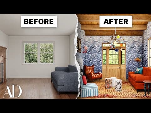 3 Interior Designers Transform The Same Cozy Living Room | Space Savers | Architectural Digest thumbnail