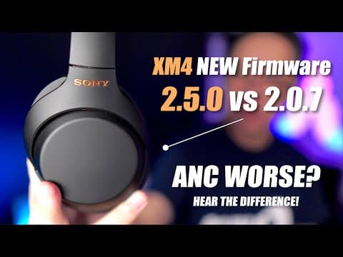 Does Sony WH-1000XM4 Firmware 2.5.0 Improve Performance? thumbnail