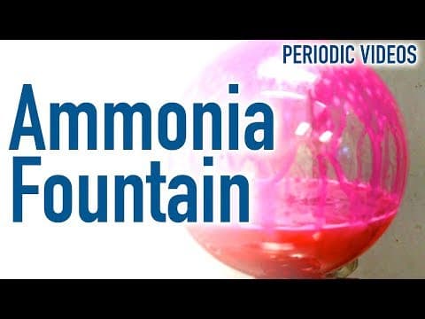 Ammonia Fountain and Balloon - Periodic Table of Videos thumbnail