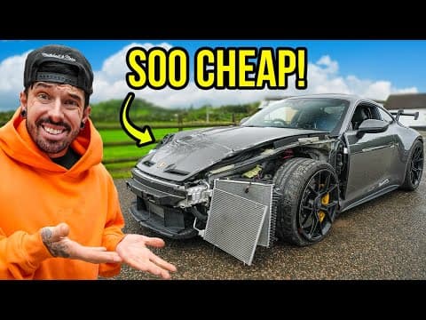 I BOUGHT A WRECKED PORSCHE 911 GT3 & REBUILT IT IN 24 HOURS thumbnail