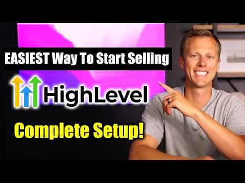 EASIEST Way To Setup GoHighLevel & START Promoting For Beginners!! (Complete Setup) thumbnail